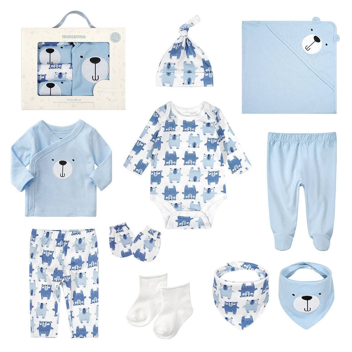 Buy Baby Boys' Juniors 14-Piece Printed Baby Clothing Gift Set